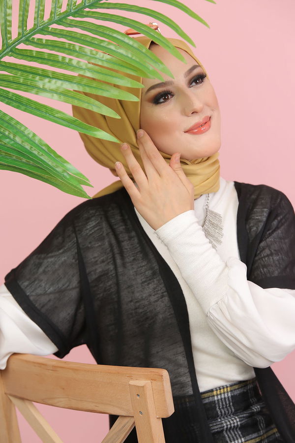 Yelek Etek Kombin Siyah - 8296 Siyah - 8296