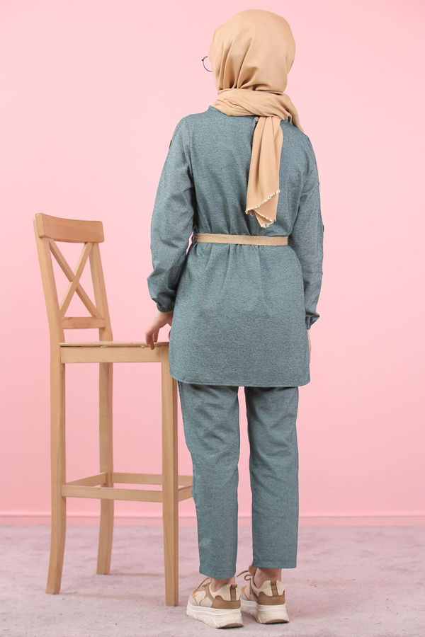 8356 TUNIK PANTOLON Yeşil - 8356 YEŞİL