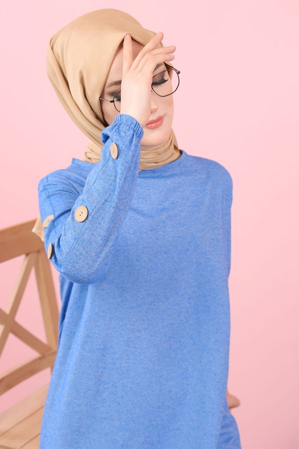 8356 TUNIK PANTOLON Mavi - 8356 MAVİ