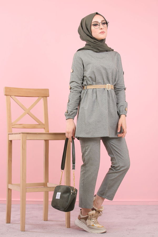 8356 TUNIK PANTOLON Haki - 8356 HAKİ