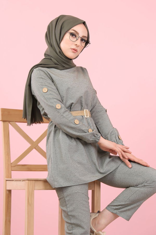 8356 TUNIK PANTOLON Haki - 8356 HAKİ