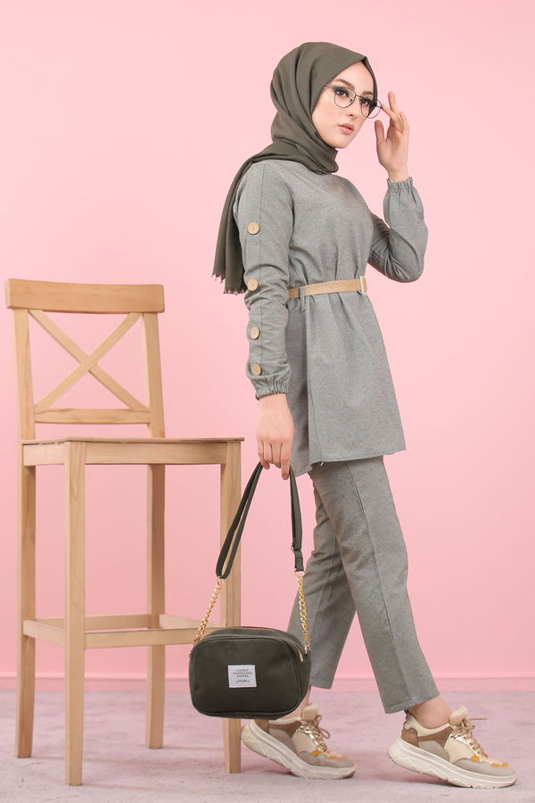 8356 TUNIK PANTOLON Haki - 8356 HAKİ