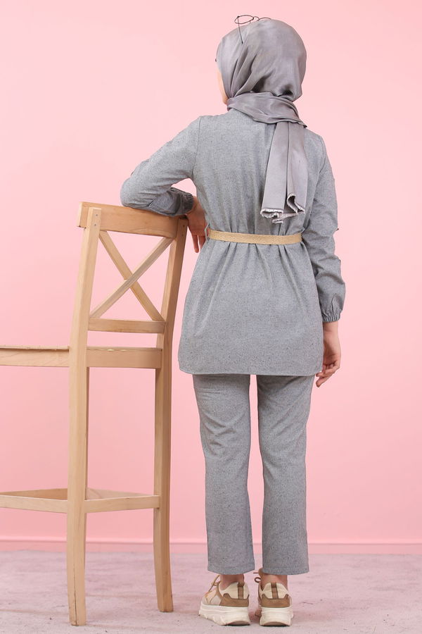 8356 TUNIK PANTOLON Gri - 8356