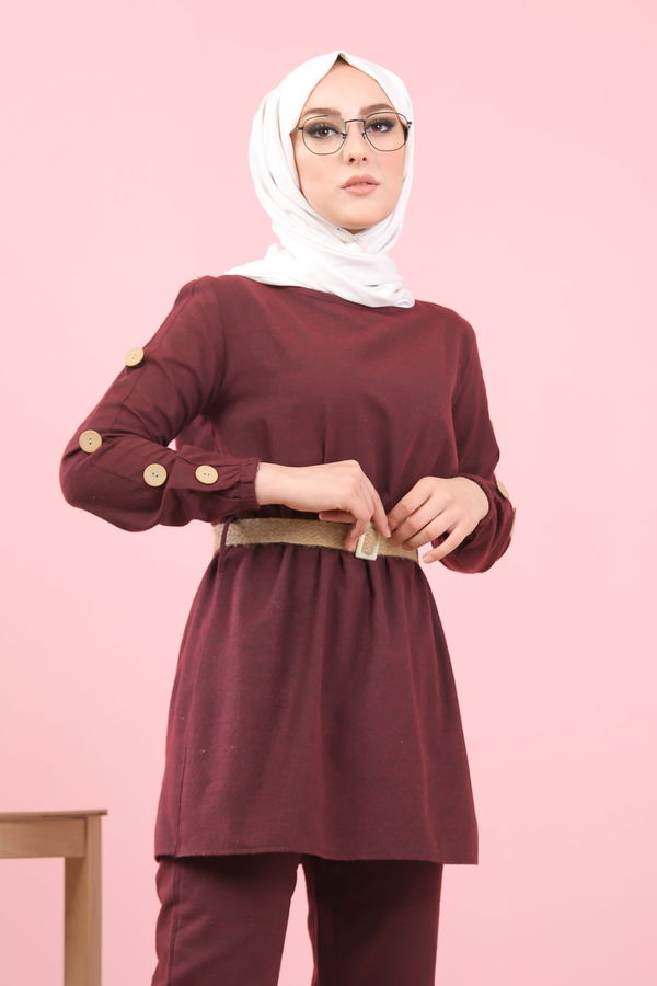 8356 TUNIK PANTOLON Bordo - 8356 BORDO
