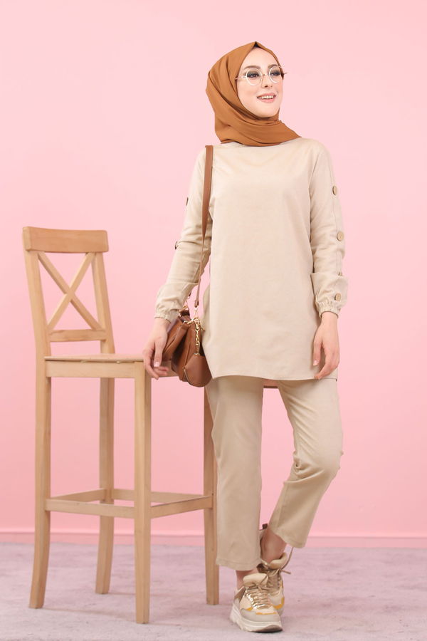 8356 TUNIK PANTOLON Bej - 8356 BEJ