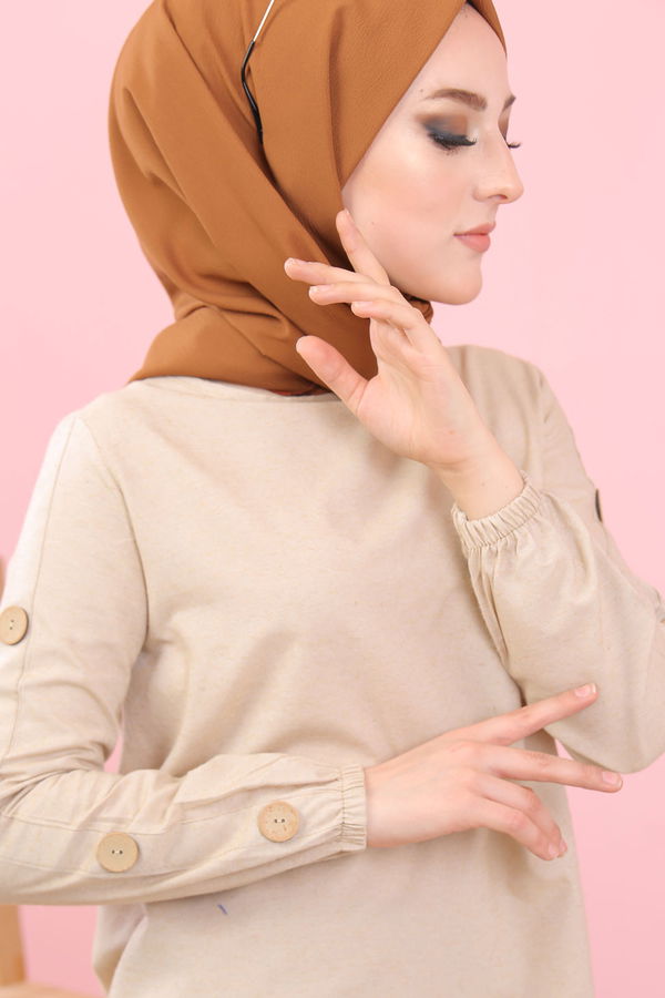 8356 TUNIK PANTOLON Bej - 8356 BEJ