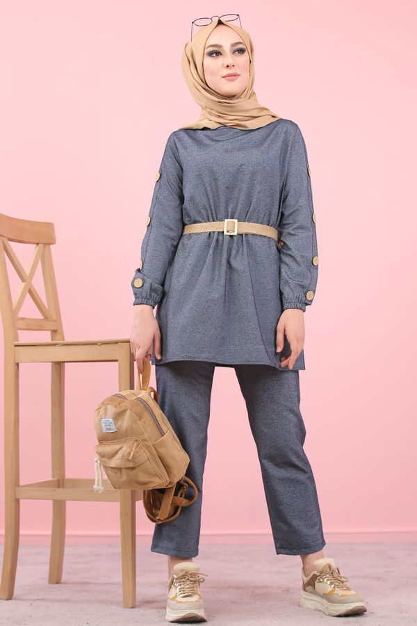 8356 TUNIK PANTOLON Antrasit - 8356