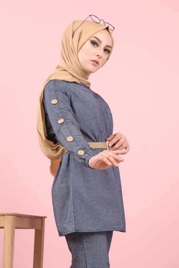 8356 TUNIK PANTOLON Antrasit - 8356