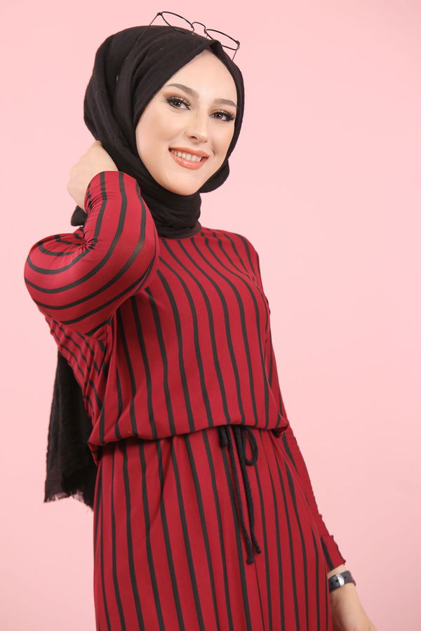 5254 ELBİSE Bordo - 5254