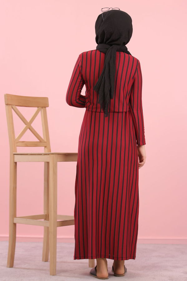 5254 ELBİSE Bordo - 5254