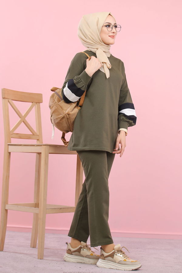 1362 TUNİK PANTOLON Haki - 1362