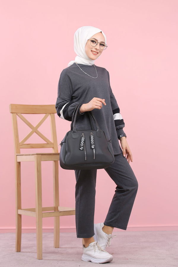 1362 TUNİK PANTOLON Antrasit - 1362