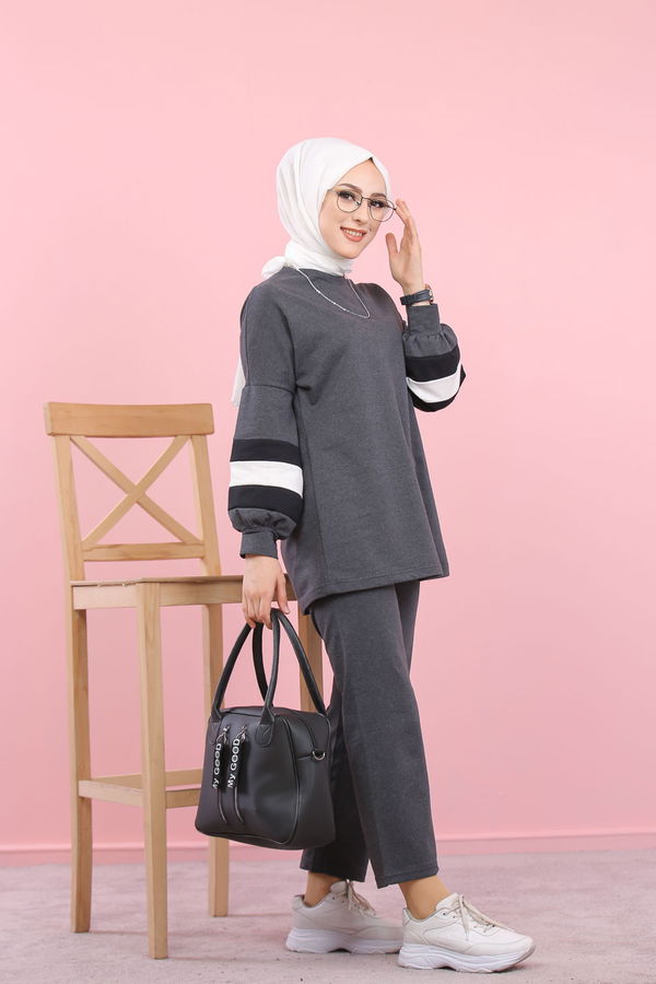 1362 TUNİK PANTOLON Antrasit - 1362