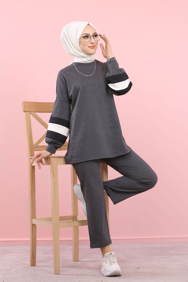 1362 TUNİK PANTOLON Antrasit - 1362