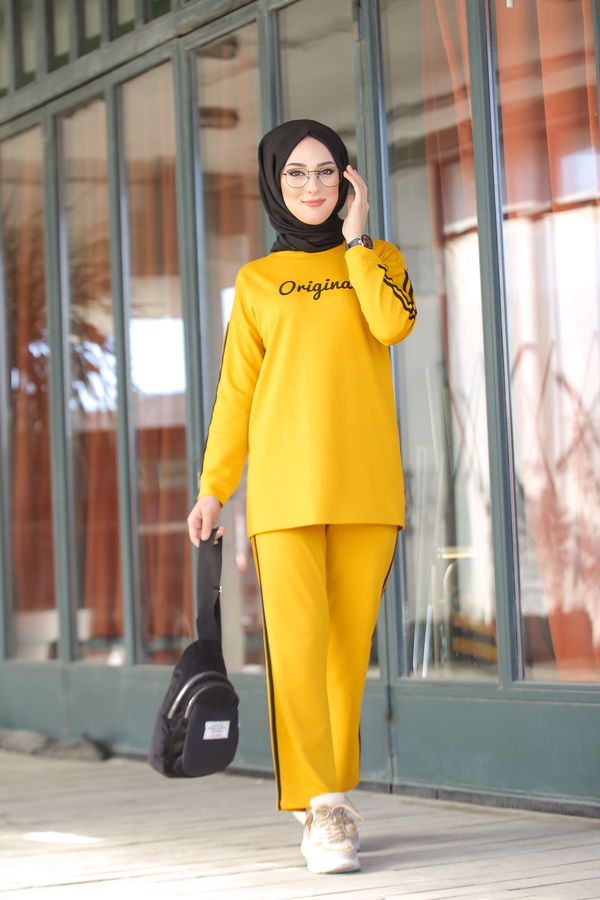 TUNIK PANTOLON Sarı - 8401