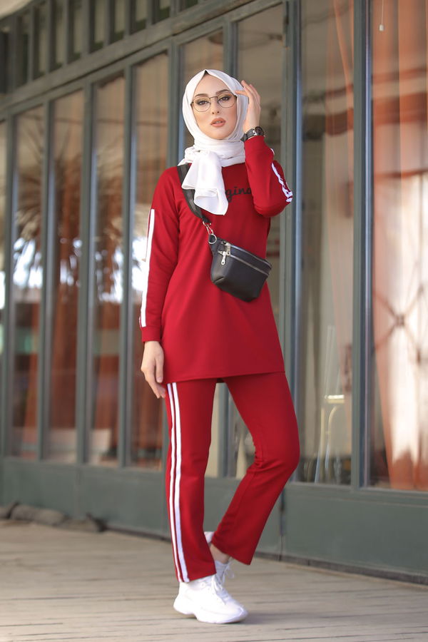 TUNIK PANTOLON Bordo - 8401