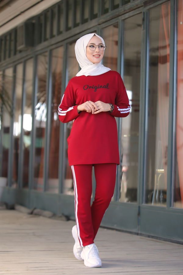 TUNIK PANTOLON Bordo - 8401