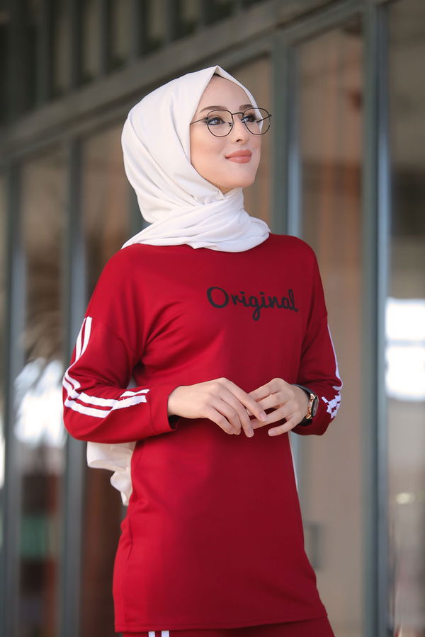 TUNIK PANTOLON Bordo - 8401