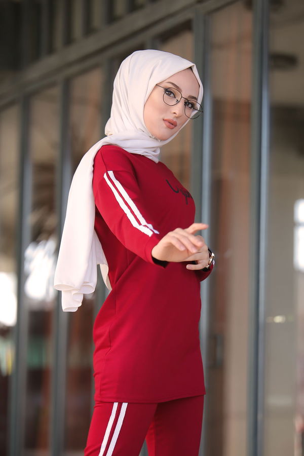 TUNIK PANTOLON Bordo - 8401