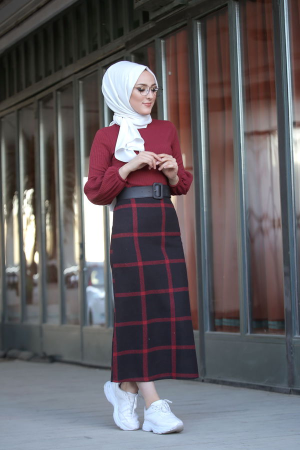 8429 BLUZ ETEK KOMBİN Siyah - 8429 SİYAH