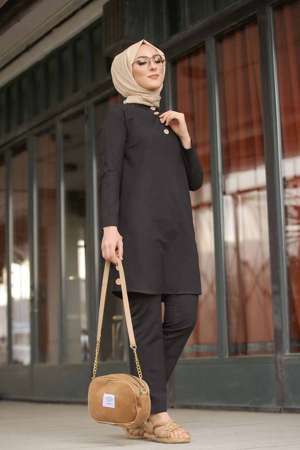 3014 Tunik Pantolon Siyah - 3014 SİYAH