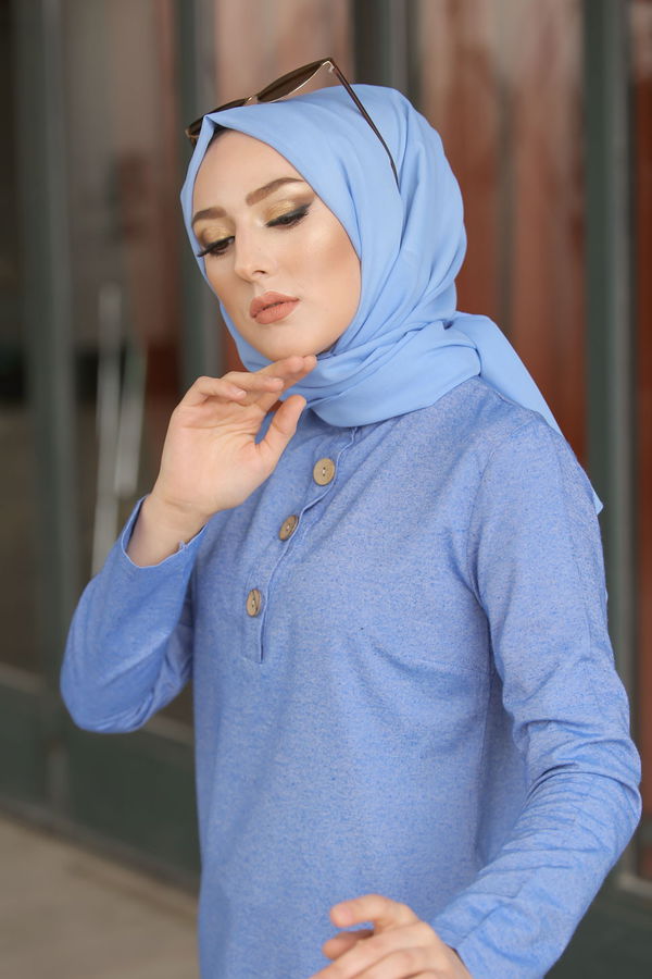 3014 Tunik Pantolon Mavi - 3014