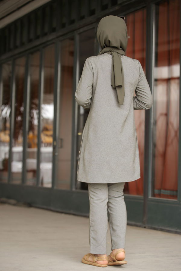 3014 Tunik Pantolon Haki - 3014