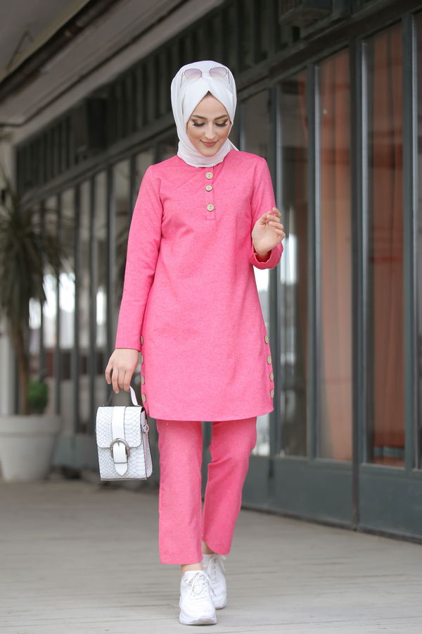3014 Tunik Pantolon Fuşya - 3014 FUŞYA