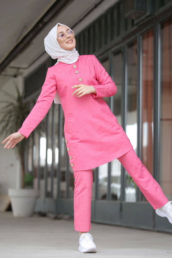3014 Tunik Pantolon Fuşya - 3014 FUŞYA