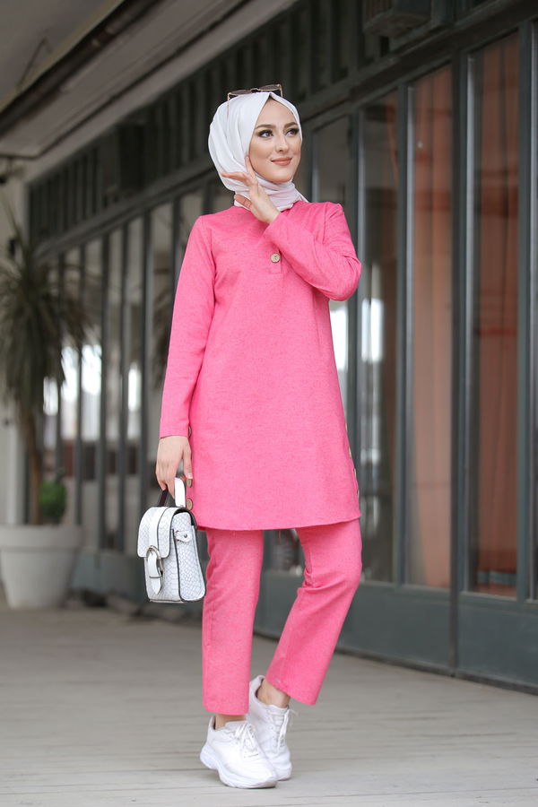3014 Tunik Pantolon Fuşya - 3014 FUŞYA