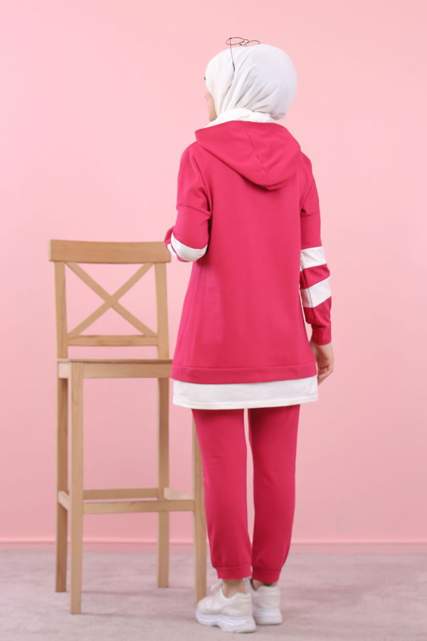 8389 TUNİK PANTOLON Fuşya - 8389 FUŞYA