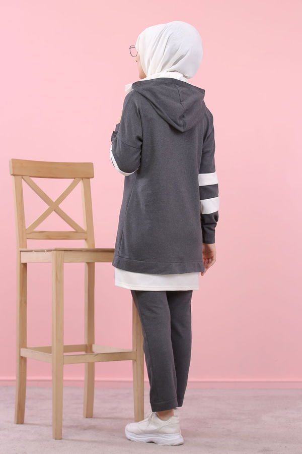 8389 TUNİK PANTOLON Antrasit - 8389