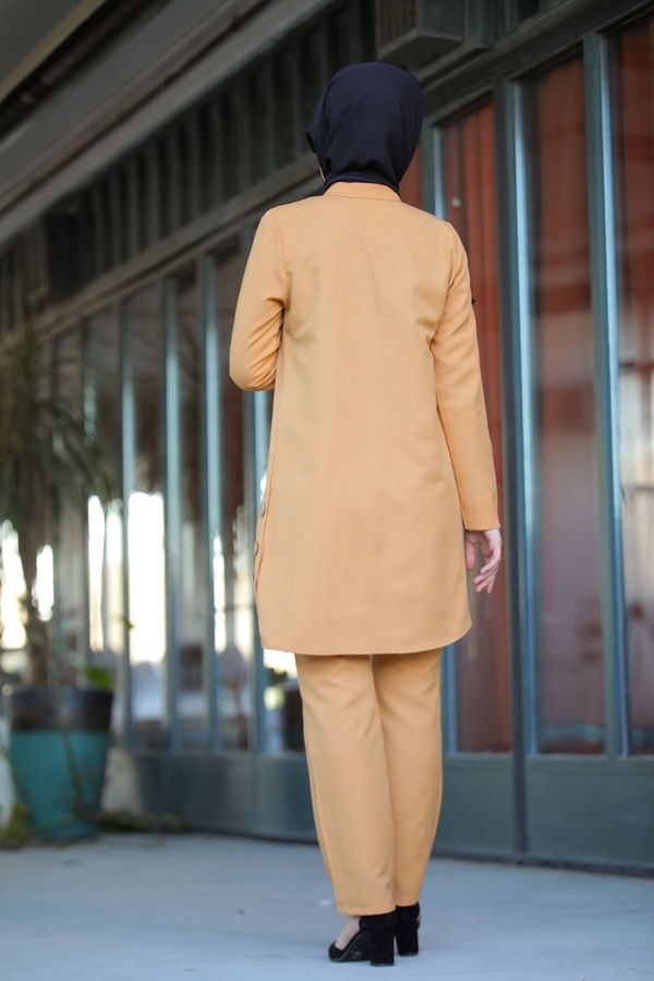 Tunik Pantolon Sarı - 8432 Sarı