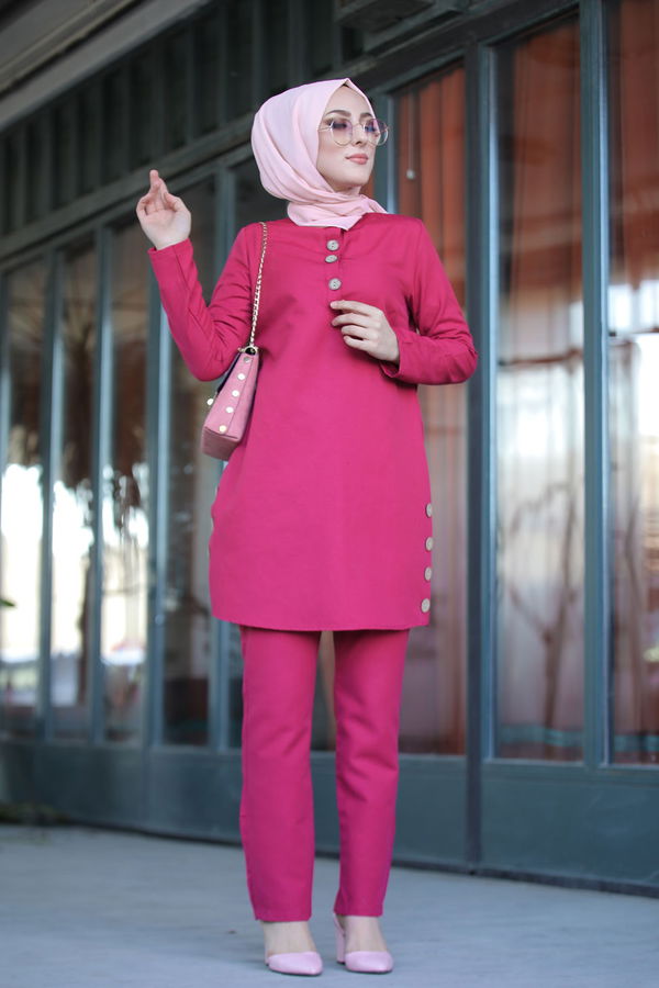 Tunik Pantolon Mor - 8432 MOR