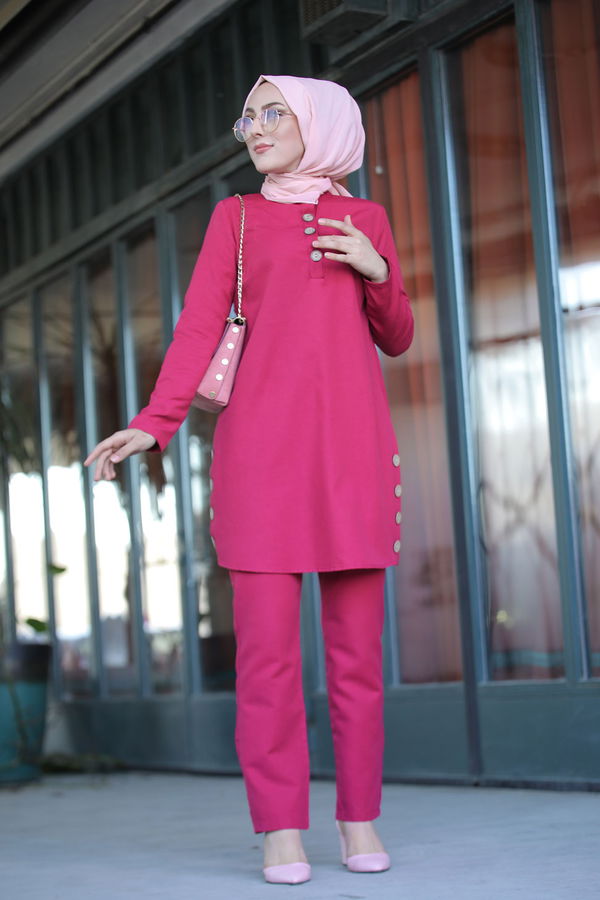 Tunik Pantolon Mor - 8432 MOR