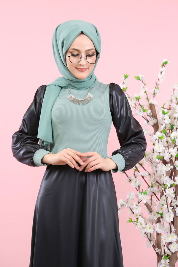 3060 ELBİSE Yeşil - 3060 YEŞİL