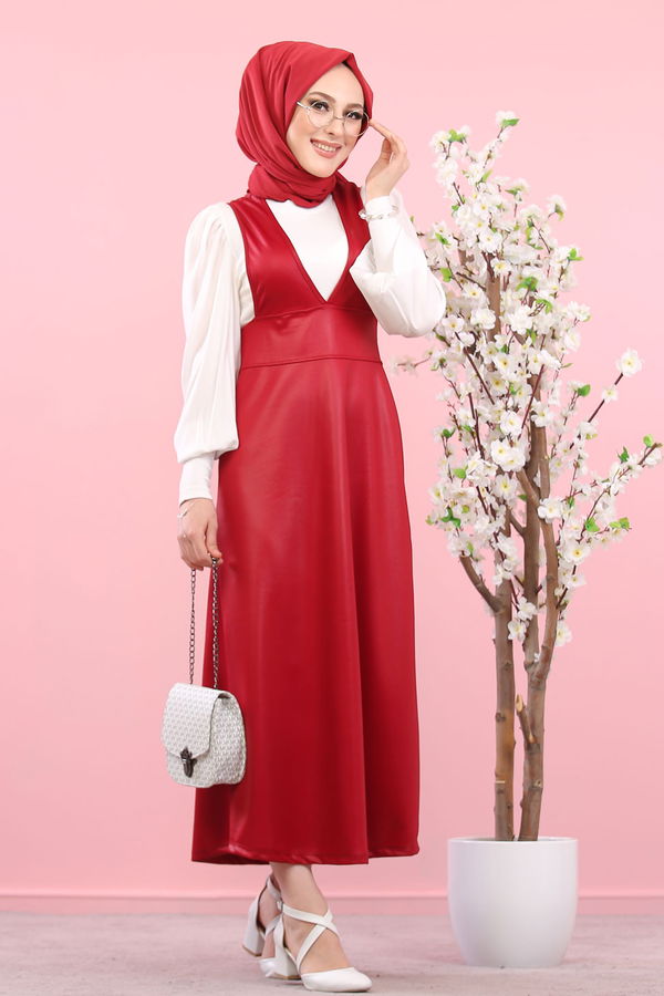 1365 ELBİSE Bordo - 1365
