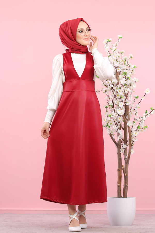 1365 ELBİSE Bordo - 1365
