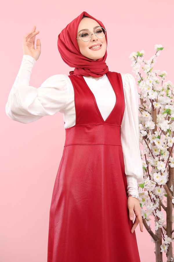 1365 ELBİSE Bordo - 1365