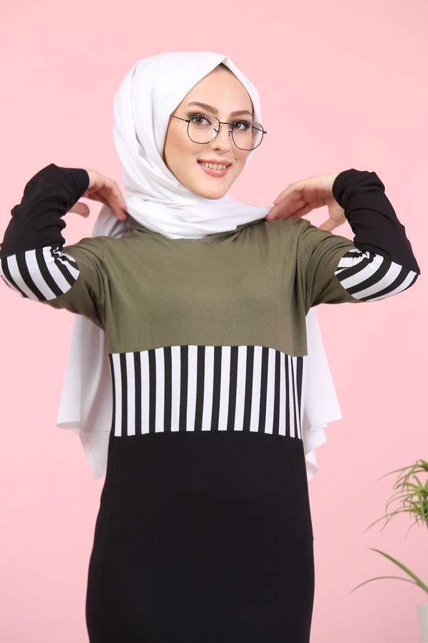 5260 ELBİSE Haki - 5260