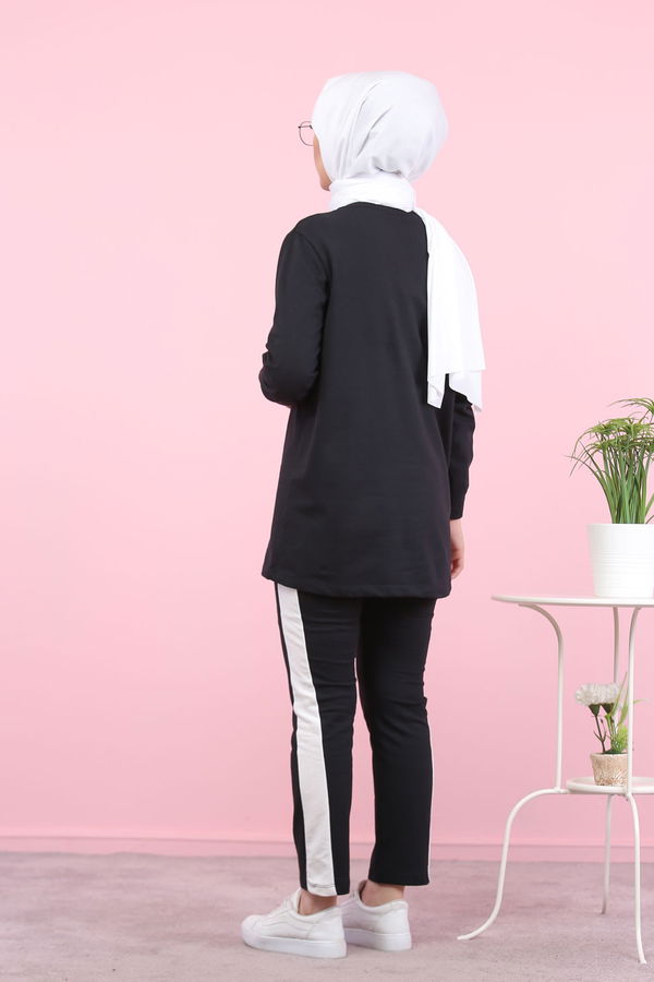 8399 TUNİK PANTOLON Siyah - 8399