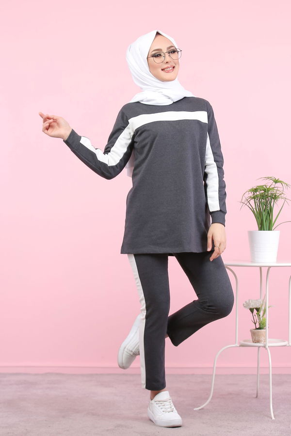 8399 TUNİK PANTOLON Antrasit - 8399