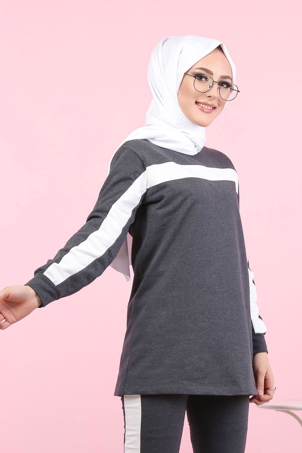 8399 TUNİK PANTOLON Antrasit - 8399