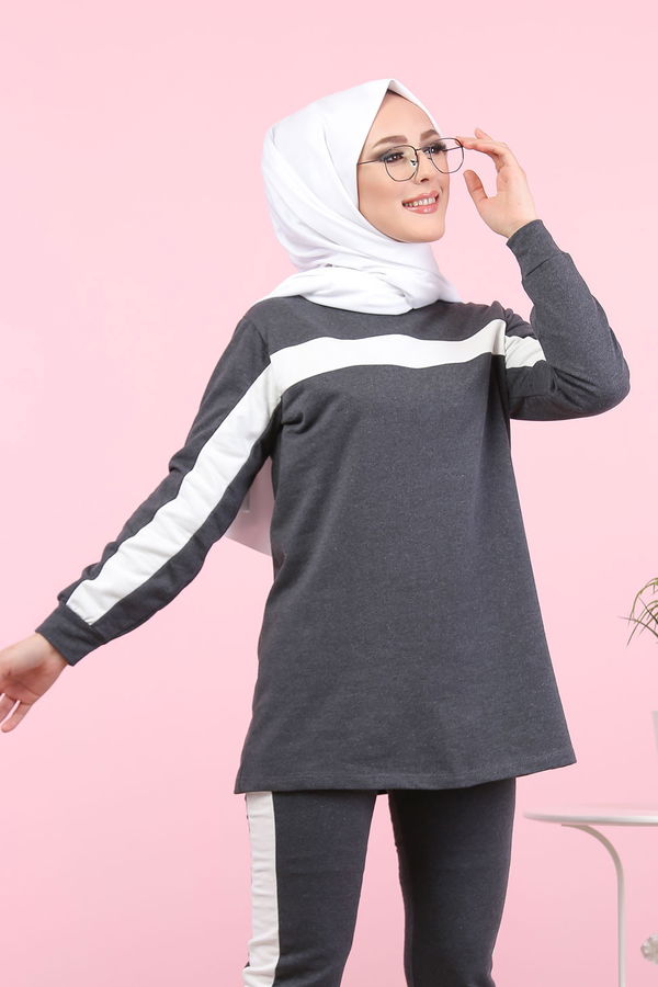 8399 TUNİK PANTOLON Antrasit - 8399