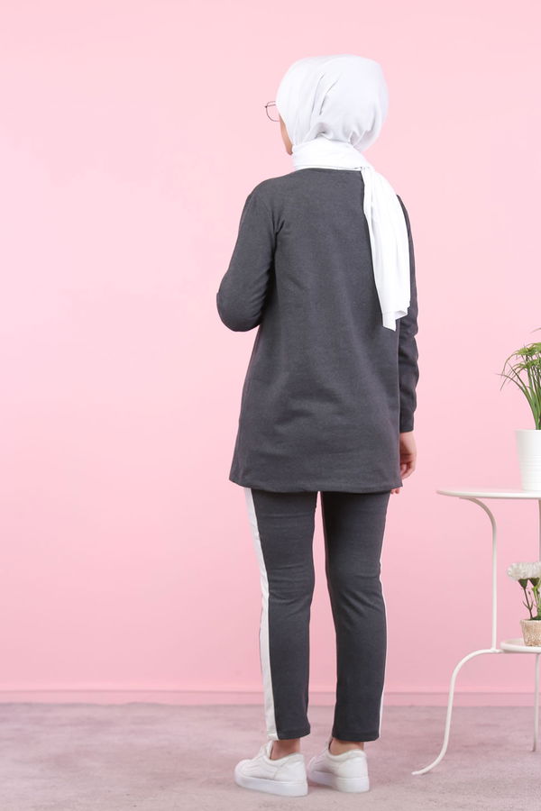 8399 TUNİK PANTOLON Antrasit - 8399
