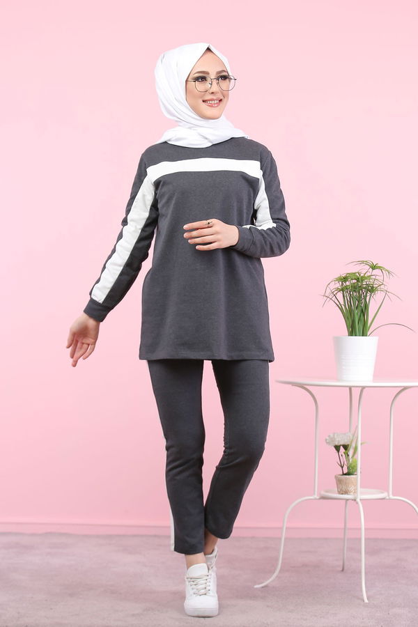 8399 TUNİK PANTOLON Antrasit - 8399
