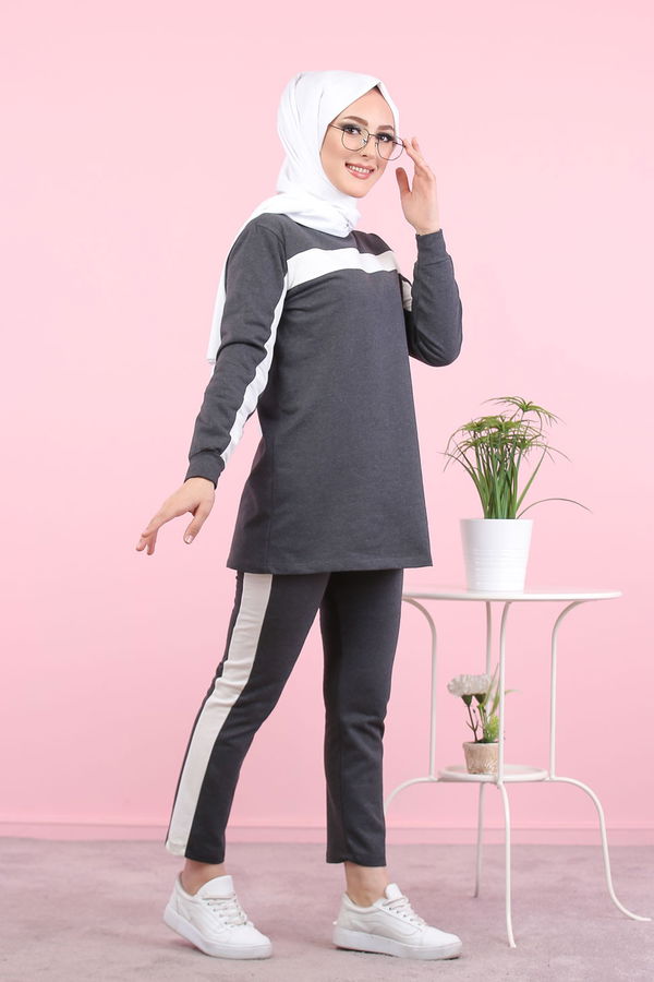 8399 TUNİK PANTOLON Antrasit - 8399