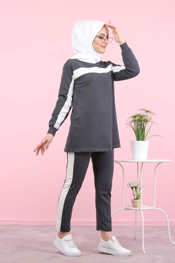 8399 TUNİK PANTOLON Antrasit - 8399