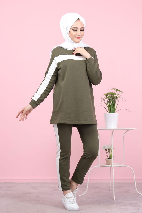 8399 TUNİK PANTOLON Haki - 8399 HAKİ