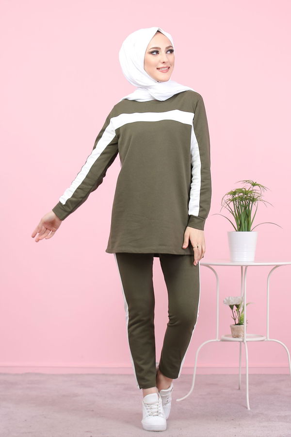 8399 TUNİK PANTOLON Haki - 8399 HAKİ